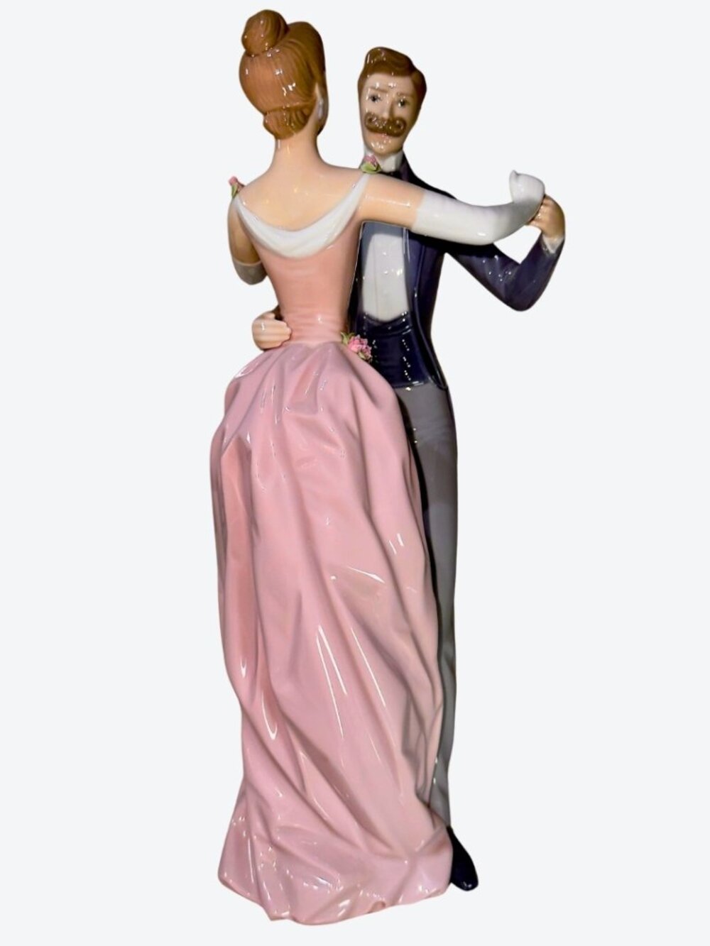 LLADRÓ Ballroom Dancing Couple Porcelain Figurine Retired Spain - Picture 5 of 15